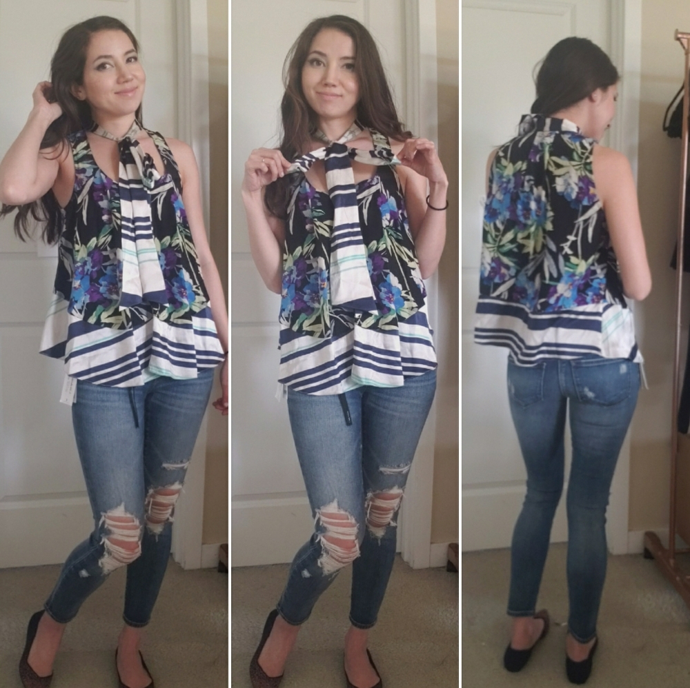 Elizabeth & James silk top